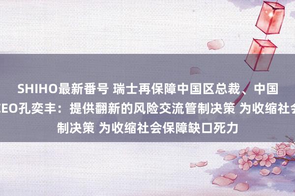 SHIHO最新番号 瑞士再保障中国区总裁、中国区再保障业务CEO孔奕丰：提供翻新的风险交流管制决策 为收缩社会保障缺口死力